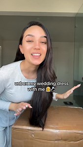 555K views · 53 reactions | MY WEDDING DRESS ARRIVED!!!!! ‍♀️ #bride #bridetobride #wedding #weddingdress | Youngcouture_ | Facebook