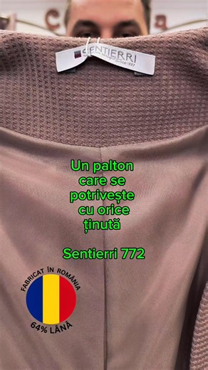 ✨ Sentierri 772 – nuanța mocca. Un palton elegant și versatil, realizat din lână de calitate, cu o croială curată și feminină. Nuanța mocca este caldă, sofisticată și extrem de ușor de integrat în orice garderobă de sezon – potrivită pentru ținute office, casual sau elegante. Un model care oferă confort, stil și rafinament în aceeași piesă, ideal pentru femeile care preferă eleganța discretă. #contessa #sentierri #paltonlana #paltondama #fabricatinromania | Contessa