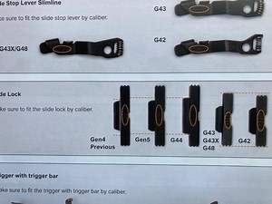 Slide lock Gen 5 vs earlier - compatible with some skill