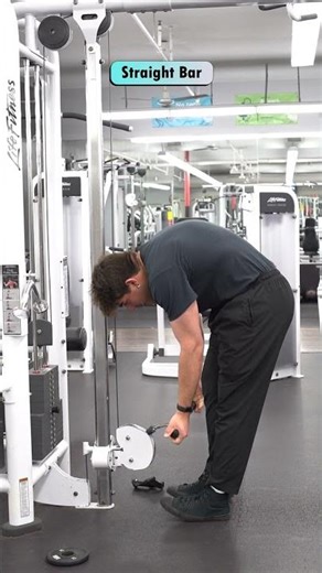 3 Cable Machine Exercises With Straight Bar
