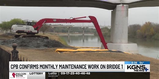 Construction under Laredo international bridge aids Border Patrol operations