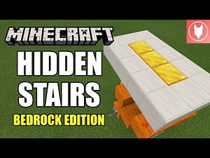 Minecraft Bedrock - Hidden Stairs + Input ( Xbox / MCPE / Windows 10 / Switch )