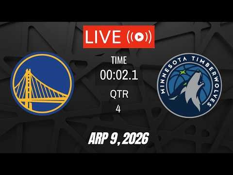 NBA LIVE! Golden State Warriors vs Minnesota Timberwolves April 9, 2026 Warriors vs Timberwolves 2K