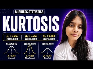 Kurtosis in Statistics Explained in Detail | | BBA/BBM Business Mathematics