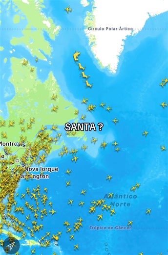 Como Encontrar o Papai Noel no Flight Radar