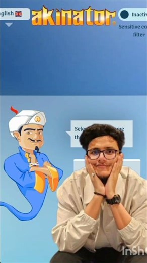 Do you think 🤔 Akinator will guess Triggered insaan 💻