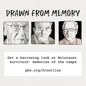 As the world marks the 75th anniversary of the end of World War II, get a look back at the memories of the Nazi concentration camps from some of the last Holocaust survivors. Frank, Manfred and Ivor share their stories of humanity's darkest hour in "Drawn From Memory" (link in profile). . #WWII75 #HolocaustSurvivors #HolocaustDocumentaries #HolocaustDocumentary #PBS #frontlinepbs | FRONTLINE | PBS