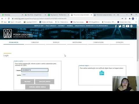 Como acessar processo eletrônico no TJRJ