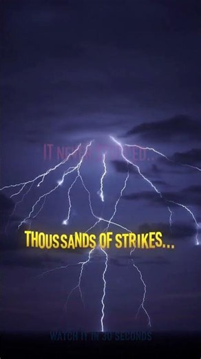 Lightning Storm Timelapse 4K — 8 Hours of Thunder in 30 Seconds