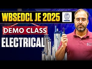 WBSEDCL JE 2025 | DEMO CLASS | BASIC ELECTRICAL #electrical