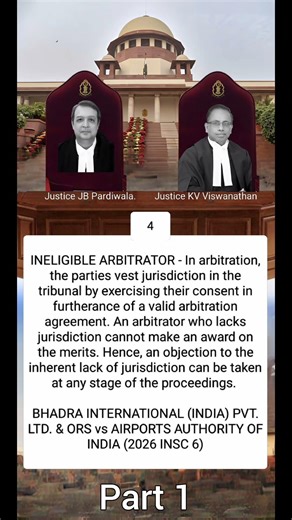 SC Judgements 05.01.2026 (Part-1) #dailyjudgementsupdate #supremecourt #ytshorts #trending #viral