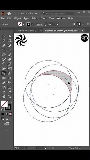 Creative Black & White Logo Design in adobe illustrator Adobe Illustrator Tutorial EP 307 #logo