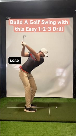 Master the 1-2-3 Golf Swing! 🏌️‍♂️ Perfect for Beginners! ⛳️ #golf #golftips #youtubeshorts