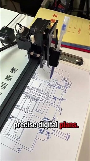 How AI Drawings Start Industries #machine #drawing #drawingprocess