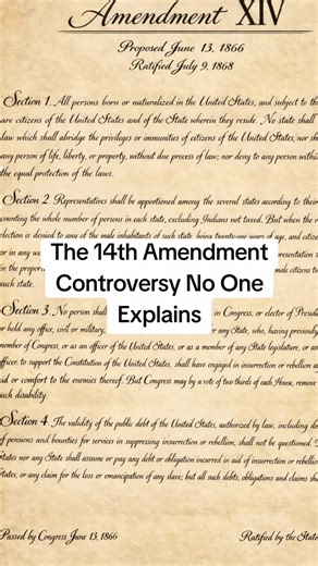 The 14th Amendment reshaped America — citizenship, due process, equal protection. But critics have long argued it wasn’t properly ratified after the Civil War, while courts have upheld it for over a century. So what’s the real story? Is the debate constitutional fact… or political mythology? Let’s talk about it. #14thAmendment #Constitution #AmericanHistory #Reconstruction #HistoryDebate