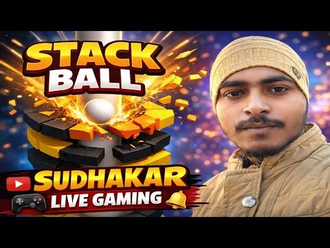 Stack Ball Live Gameplay 🔥 Face Cam | Sudhakar Live Gaming