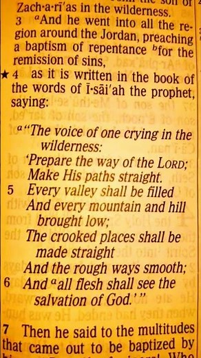 Luke 3:4-6 (The Voice of One Crying in the Wilderness: Prepare the way of The LORD!) JESUS IS LORD