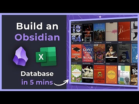 Build an Obsidian Database in 5 Minutes (CSV Import Tutorial)
