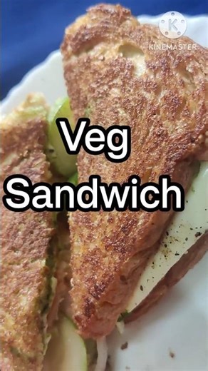 Veg Sandwich| Bread Breakfast Recipe| How to make Sandwich| #ytshorts