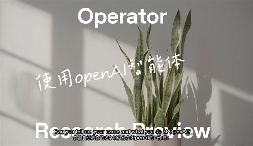 演示如何使用OpenAI的智能体Operator