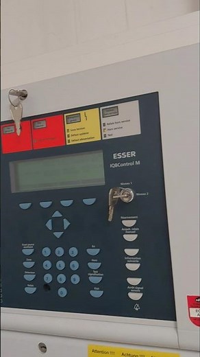 Test voyants sur centrale Esser IQ8 Control M & CMSI 8000