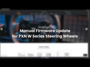 How to Manually Update PXN W Series Wheel Firmware | Offline Update Guide
