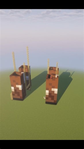 I Built a Cow in Minecraft