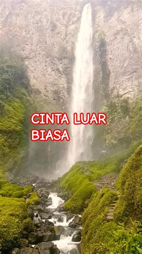 Cinta Luar Biasa #music #musikhiburan #waterfall #nature