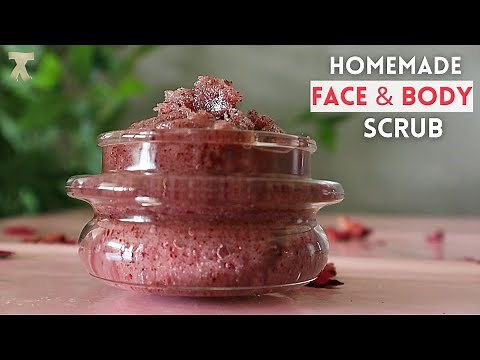Homemade Face and Body Scrub for skin Glowing || Diy Scrub