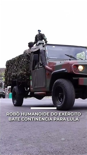 Army humanoid robot salutes Lula | #SBTNews