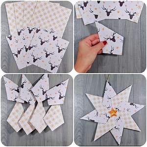 Amazing paper art for Christmas decoration ⚡️⭐️⚡️🎅 #craft #decor #design #christmas #art | Yeliz Craft