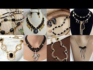 Onyx with Metallic Accents – The Most Powerful & Luxurious 🤩Necklace Designs You’ll Ever See