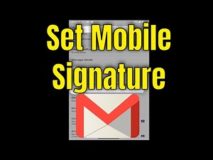 How to Set Mobile Signature on the Gmail App (Guide)