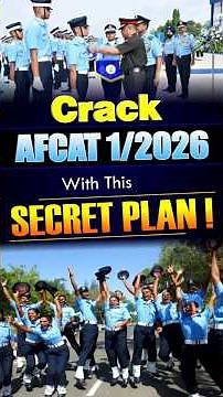 AFCAT 1 2026 Preparation : Follow this strategy to clear AFCAT Exam | AFCAT Preparation #afcat