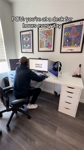 This is usually when people notice it. #neckpain #deskjob #movementhealth