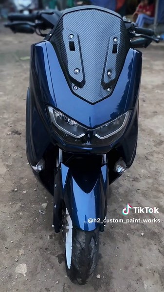 Yamaha NMAX V2 Repaint Ideas in Stunning Moonlight Blue