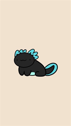 SLUSHI SIT! SPEAK! | #fyp #furry #axolotl #animation #silly