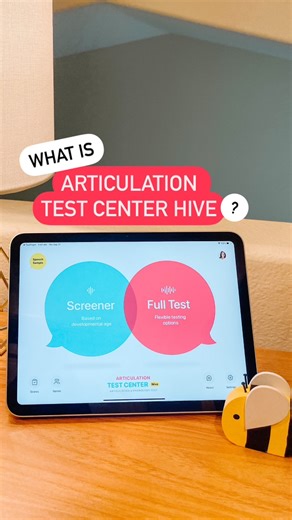 Save countless hours of calculating errors, analyzing results, setting goals and writing reports… with Articulation Test Center Hive! 🎉 | Little Bee Speech
