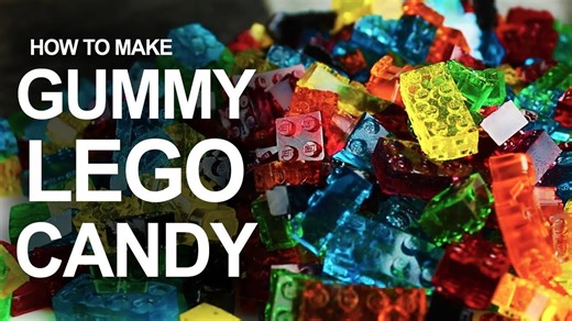 Here's how to make LEGO gummy candy at home with ease