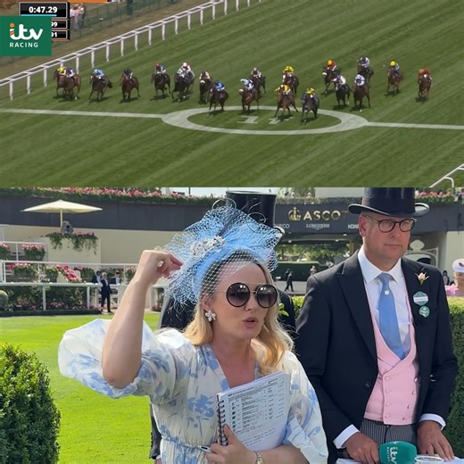 When your husband wins at Ascot! 🥇😍 | ITV Racing