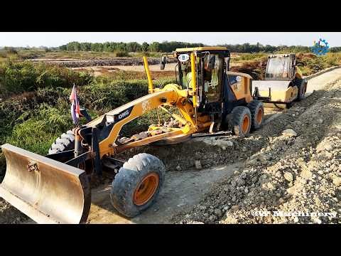 How LuiGong Grader Driving Technique For Base Course Village Roads Grading Operator Skills