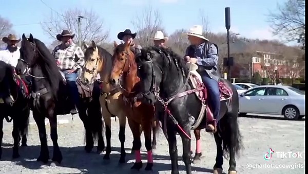 Our first ever ladies ride was such an amazing experience I can’t thank all of the people who helped , shared, and supported it means so much me and only makes the vision grow ! #charlotte #charlottecowboys #charlottecowgirls #cowgirls #cowgirlboots #cowgirlfashion #explore #womensday #womensempowerment #city