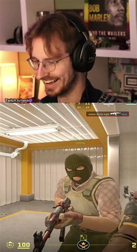 Good aim, awareness, quick thinking and positioning by Neok, that won him and his team the round.