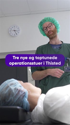Tre splinternye og toptunede operationsstuer på Thisted Sygehus🏥 I et par uger har personalet på Thisted Sygehus haft glæden af helt nye og moderne operationsstuer. Og sådan en makeover har været tiltrængt, for sidst de blev shinet op var i 1991🚑 Men det er ikke kun for det ydres skyld. For effektiviteten og arbejdsgangen er også forbedret markant for personalet🧑‍⚕️👩‍⚕️ #thistedsygehus #operationsstuer #nytogmoderne | TV MIDTVEST