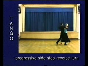 Tango dance steps 12 .Progressive side step reverse turn short