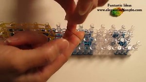 Rainbow Loom Mango fruit Charm - How to - Food Series