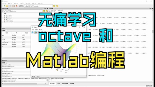 不算枯燥的零基础octave/matlab编程学习