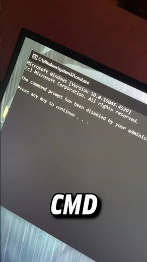 Unblocking CMD! 😈 #shorts