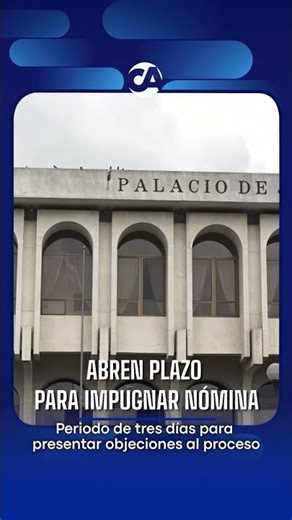 Challenges opened against the final list of candidates for the Public Prosecutor's Office