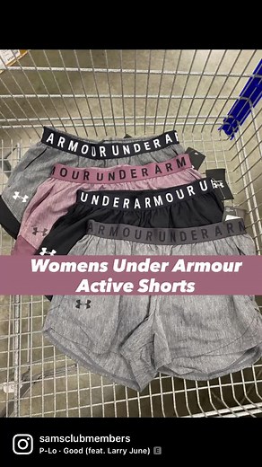 New Under Armour Shorts for Women and Men at Sam’s Club!